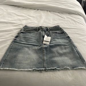 A loves A cut off mini skirt.